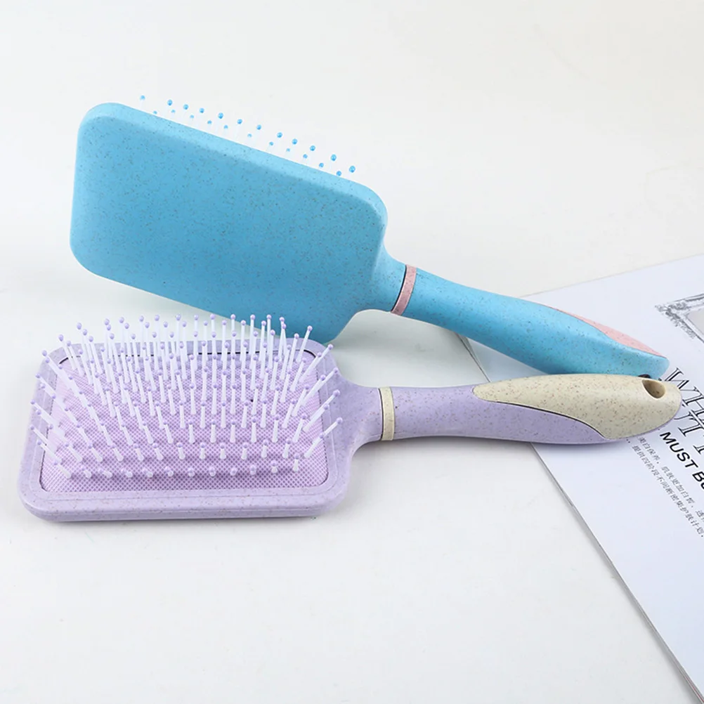 

Comb Massage Detangling Hair Brushes Combs for Curly Detangle Curls Paddle Thick Blue Detangler Curling