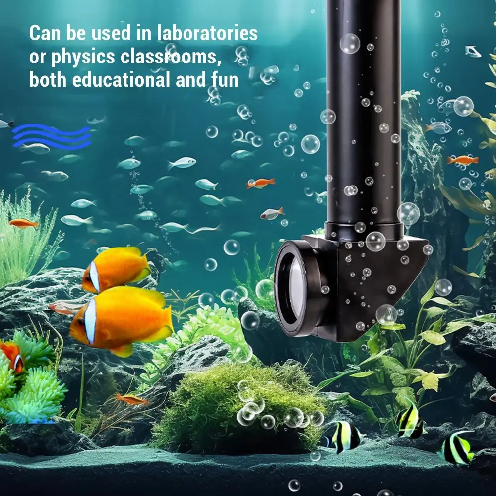 Detachable Optical Periscope Model Rotatable Black Periscope Experiment Tool 3.2cm Tube Diameter 29.2cm Length