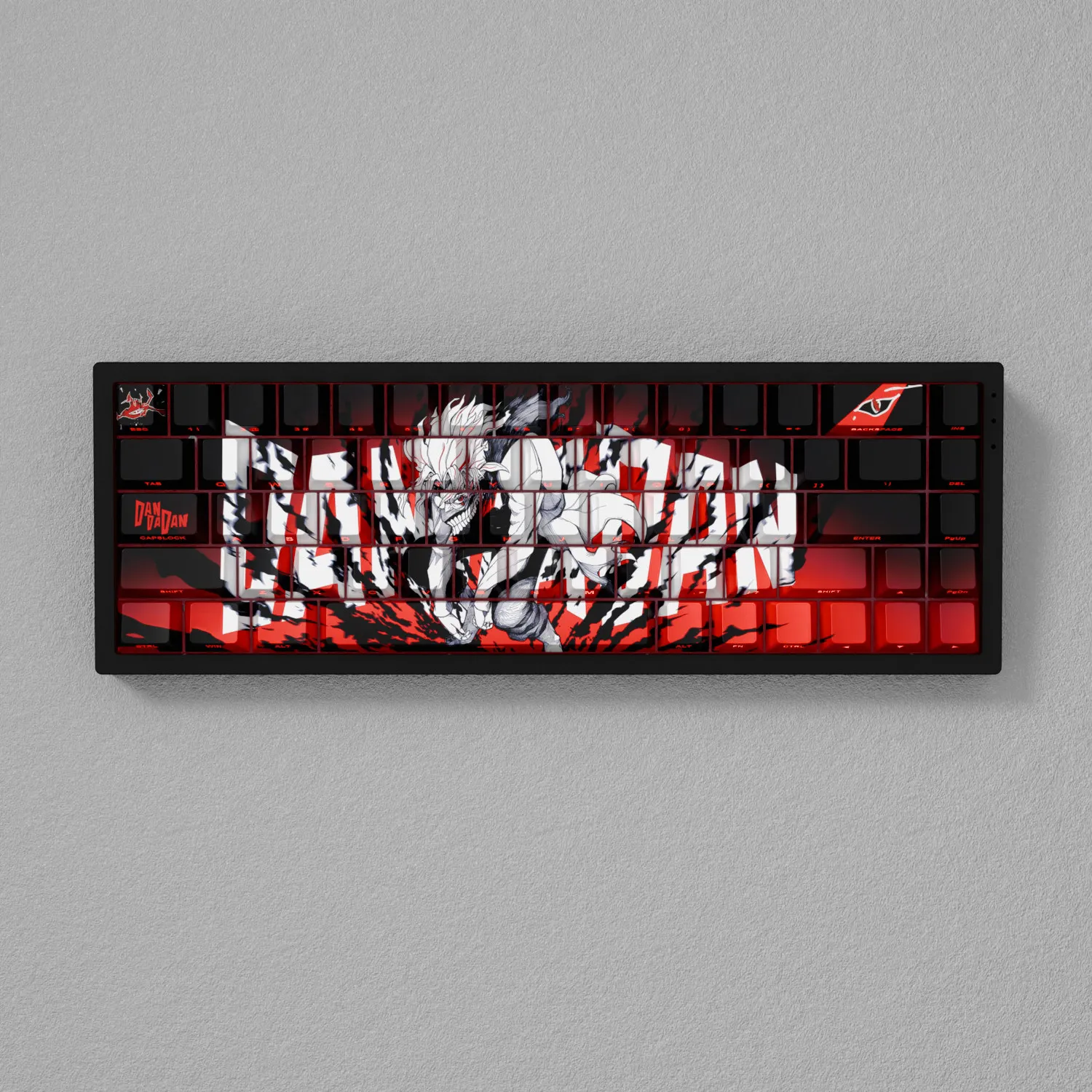 Bold Party Keycaps Side Engraved Transparent PBT Animation Cherry Factory Highly Personalized Custom Mechanical Keyboard Keycaps