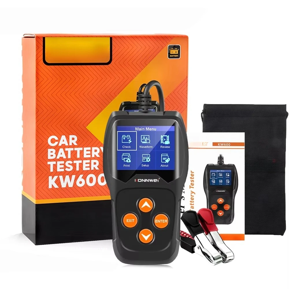 Car Battery Load Tester 12V Automotive Battery Analyzer Car Battery Test Equipment Upgrade Free  With 100-2000 CCA