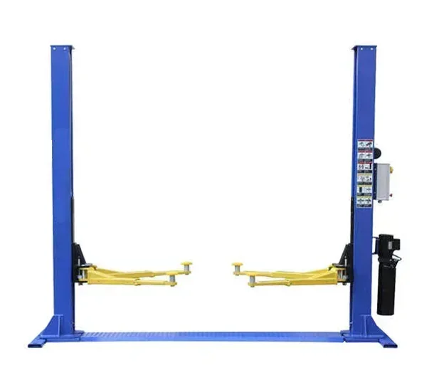 Double column vertical lifting hydraulic car new aluminum alloy fully automatic hydraulic powerful two column lifting machine