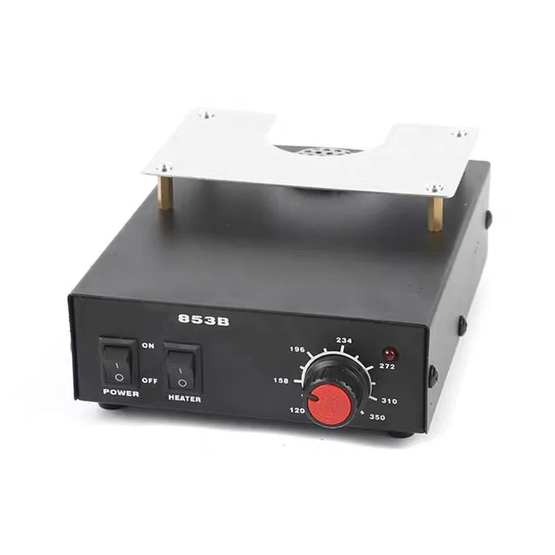 Portable 853B 540W Preheating Table Recovery Table Preheating/Heating/Desoldering Hot Air Adjustable Air