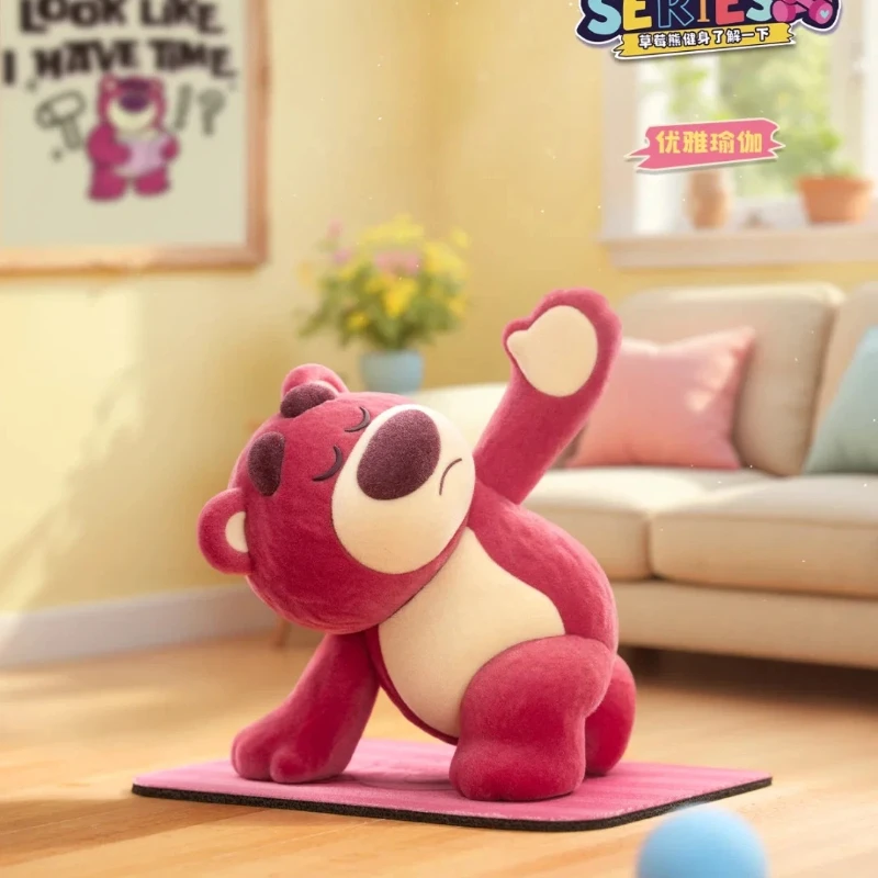 52toys Lotso Fitness Series Blind Box Full Flocked Mini Figure