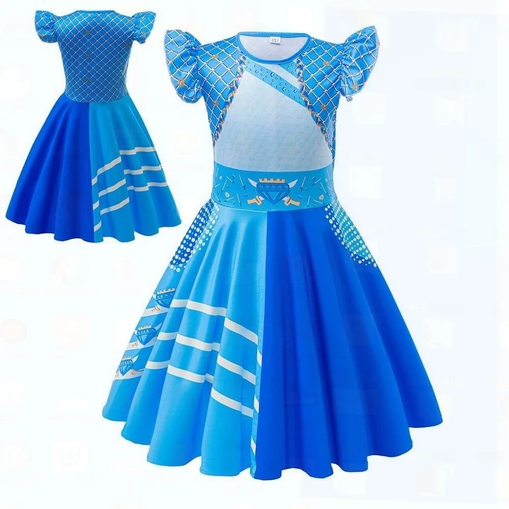 

loween Role-plang Onesie Costume Descendants 4 Cosplay Outfit Chinese Production Ladies' Traditional Costume Stage Wear