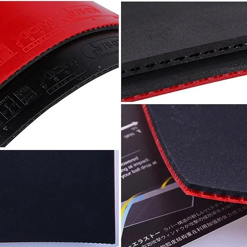 XIOM VEGA CHINA VM Tennis de Table boucle en caoutchouc boutons avec éponge Ping-Pong Tenis de mesa