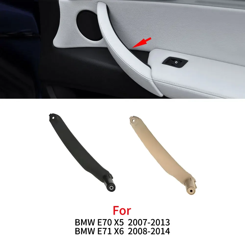 

For BMW X5 X6 Interior Left Right Passenger Door Pull Handle Inside Cover Panel Trim Replacement Accessory For BMW E70 E71 E72