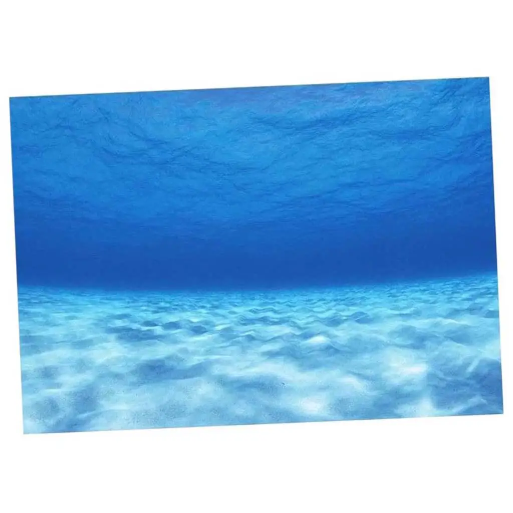 Fish Tank Background Backdrop 3D Picture Sticker Aquarium Wall Decor PVC Self Adhesive for Fish Tank Accessories
