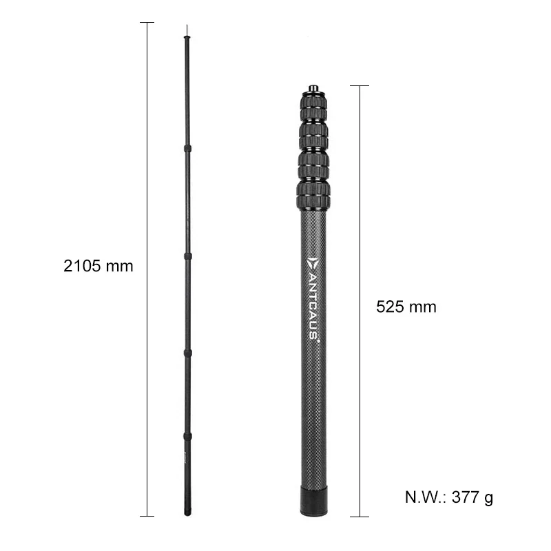 

Hight Strength Toughness Telescopic Adjustable Pole Carbon Fiber Retractable Pole Awning Camping Telescopic Tent Pole