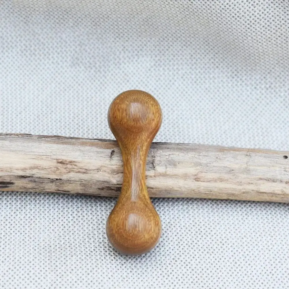 Novo dedo de madeira osso brinquedos rotativa polimento mão spinner haltere jacarandá ébano brinquedo de descompressão presentes