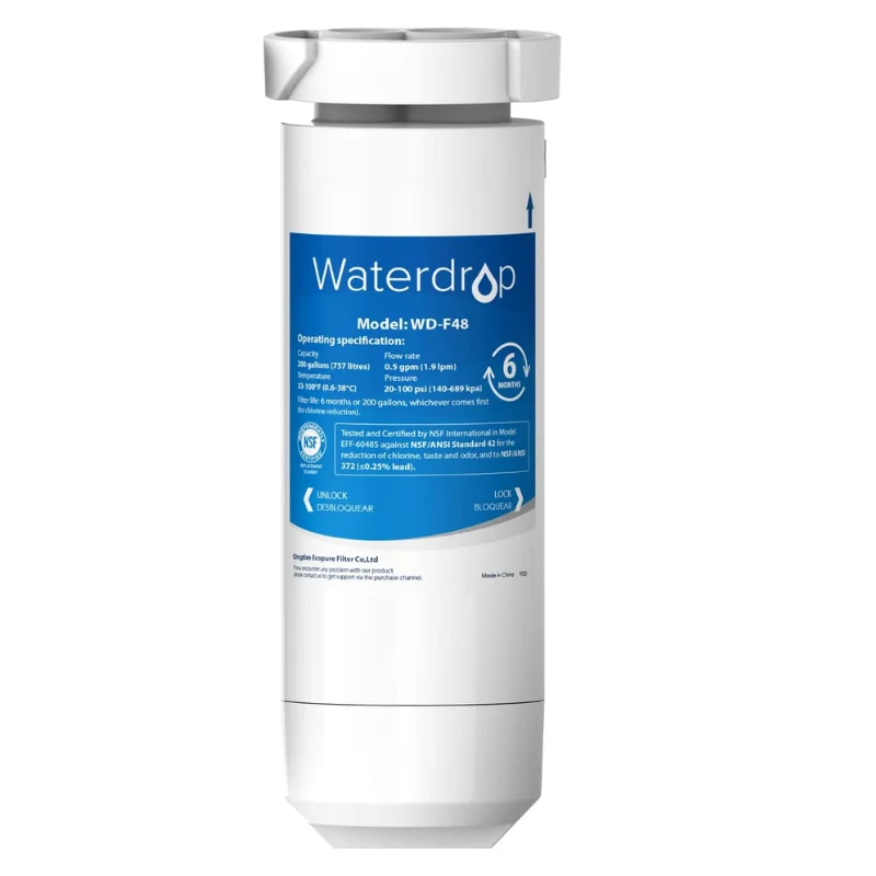 Waterdrop XWF Replacement for GE® XWF Refrigerator, GE® XWF Water Filter, WR17X30702