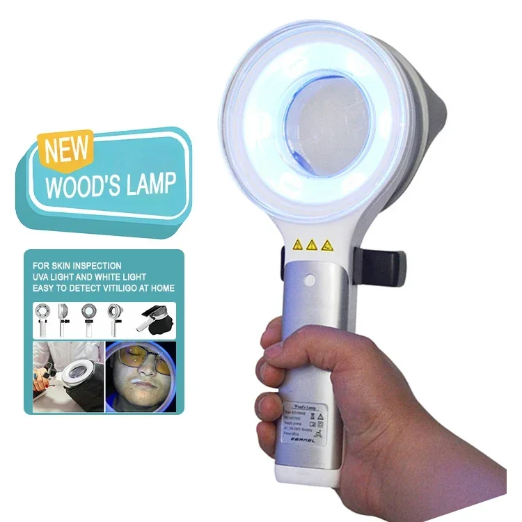 Uva ライトスキンアナライザー皮膚と髪の検査白癬癜風ポータブル皮膚鏡 9000b