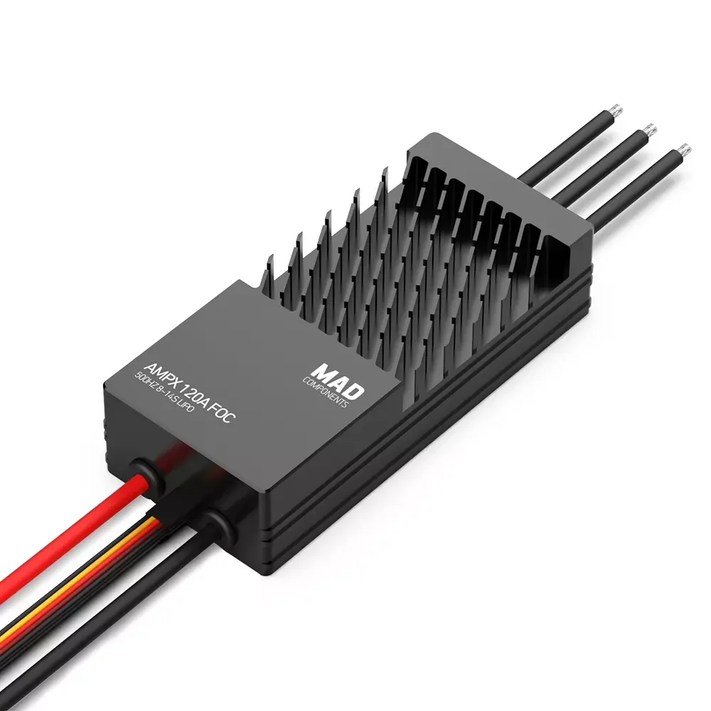 MAD 120A 8-14S FOC ESC Regulator for the Professional Dr-one, Multirotor Turned D-rone Arm Set Powertrain