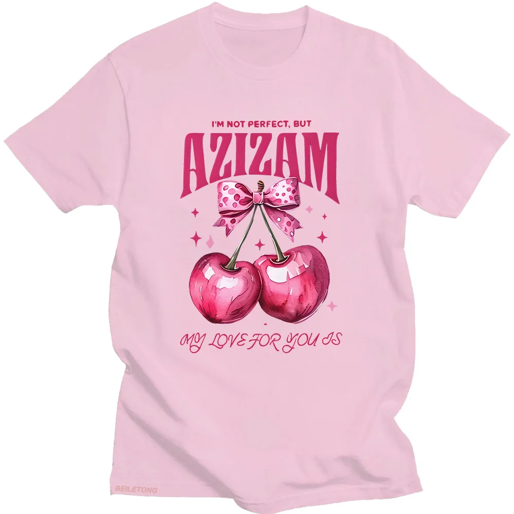 Camisetas Ed Sheeran Azizam, regalo bonito para seres queridos, camisetas de moda de verano para mujeres/hombres, ropa de algodón, camisetas adorables para parejas, Tops