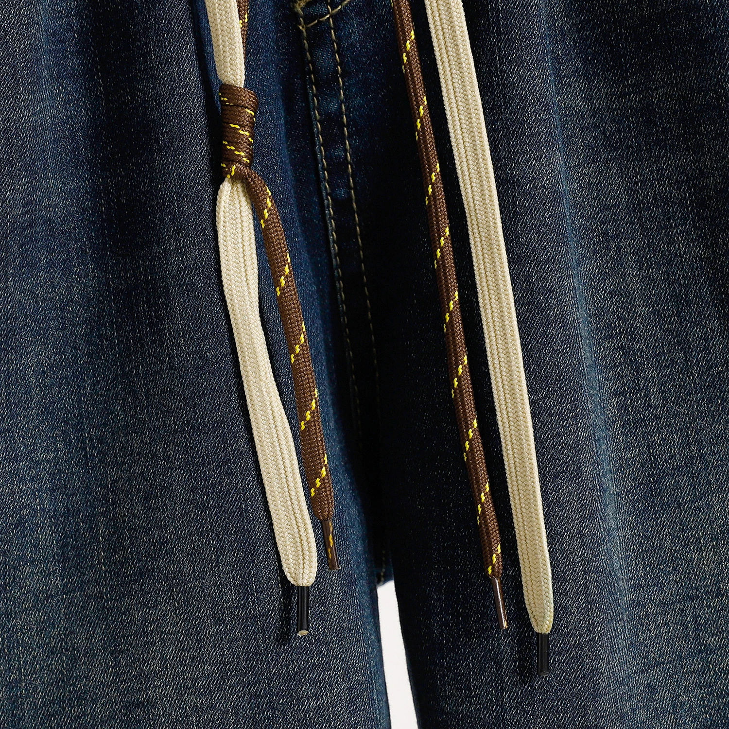 

Женские повседневные прямые джинсы с высокой талией больших размеров, брюки с эластичной резинкой на талии, тонкие синие летние свободные брюки с пятью точками