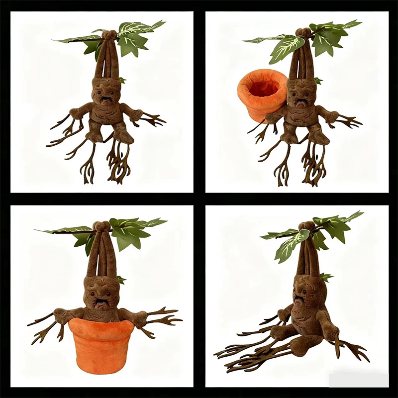 Juguete de peluche Mandrake de 26cm, muñeco de Anime de dibujos animados de peluche suave para niños, regalo de cumpleaños y Navidad, colección de seguidores de decoración del hogar