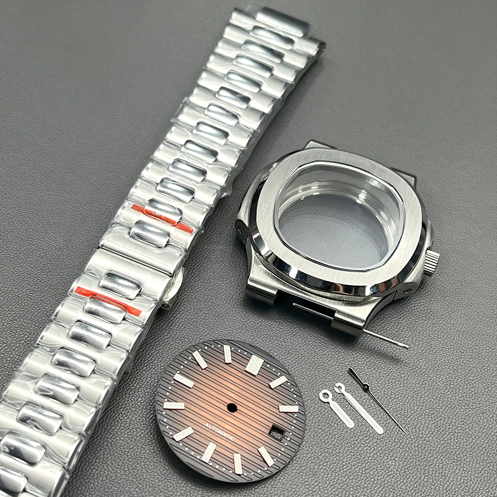 30.5mm Luminous Dial Hands and 42mm Stainless Steel Case Strap Are Suitable for the ST1612 Miyota 8215 Movement Components