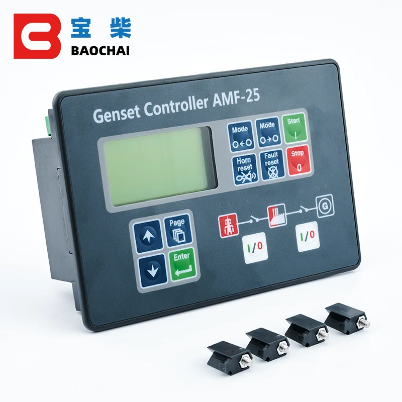 Diesel Generator Module AMF25 Auto Main Failure Board Compatible R232 AMF CAN Communication Interface Genset Controller