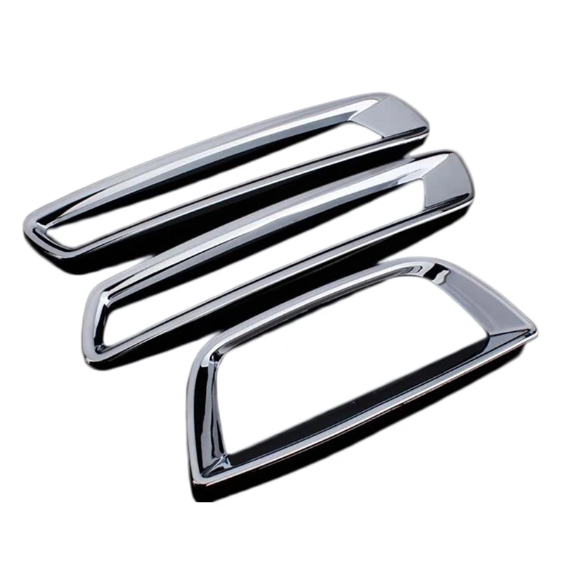 

Car auto accessories rear fog lamp cover tail fog light cover brake light cover for Malibu 2012 2013 2014 Chrome 3pcs per set