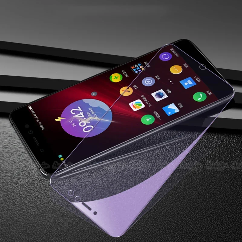 Anti-blue Tempered Glass For Samsung Galaxy A7 A6 A8 Plus J2 J6 J7 Pro J8 A9 2018 A9S Screen Protector J5 Prime J730 S7 S6
