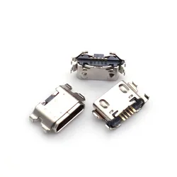 100-200Pcs For LG K12 Micro Usb Charger Charging Port Plug Dock Connector Jack Contact Socket