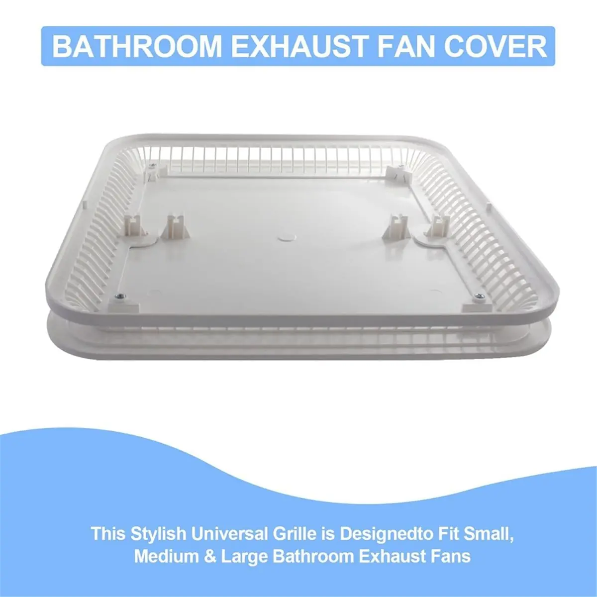 2026 New Tool FG701S Exhaust Bath Fan Grille Cover with Springs for FG701S, Ventilation Cover Bathroom Ceiling Fan Cover