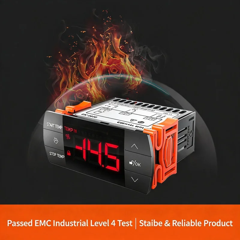 EK-3010 Thermostat Cooling and Heating Digital Display Intelligent Temperature Controller Thermostat Switch Adjustable