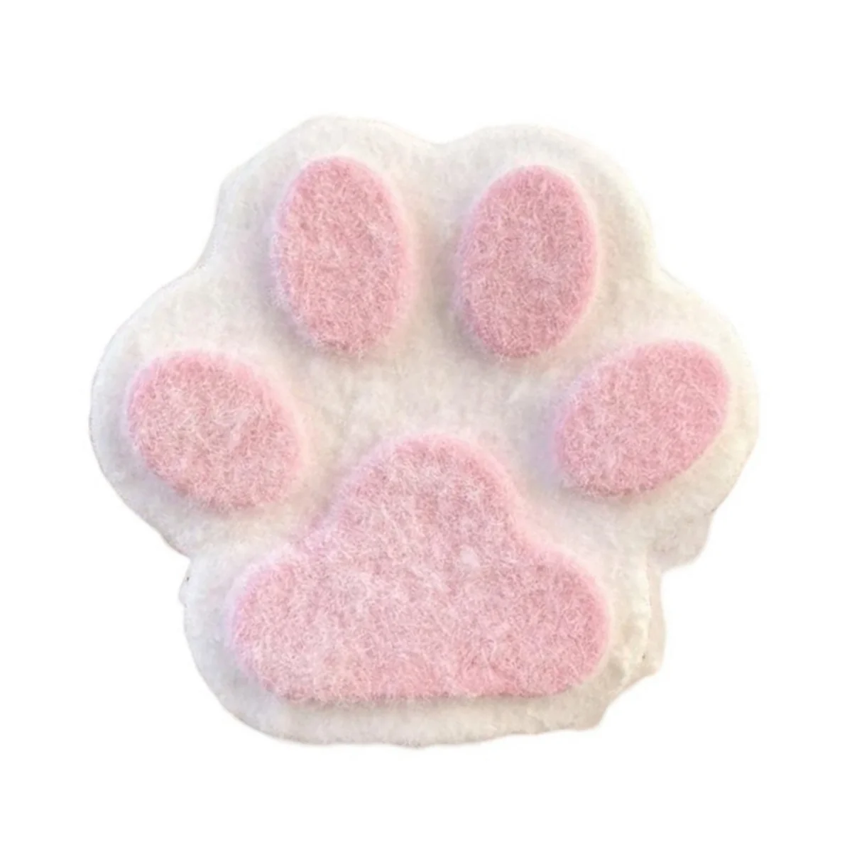 

X55A-Squishy Rubber Cat PawToy - Fuzzy Marshmallow Feel, Stress Relief Hand Relaxer, Anti-Stress Squeeze Toy for All