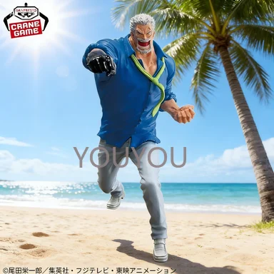 Figuras de Anime Originales BANDAI BANPRESTO de ONE PIECE BATTLE RECORD COLLECTION, MONKEY.D.GARP y Coby