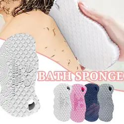 3D Sponge Exfoliating Bath Scrubbing Sponges Soft Sponge Body Scrubber Shower Brush Body Dead Skin Remover Bathing Products