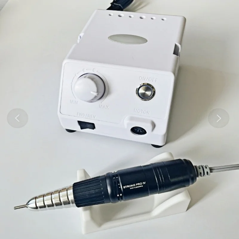 Professional Nail Machine 65W STRONG 210 Micro Host M4S + New Version 40000RPM Strong 105L Electric Nail Drill Polishing Machine