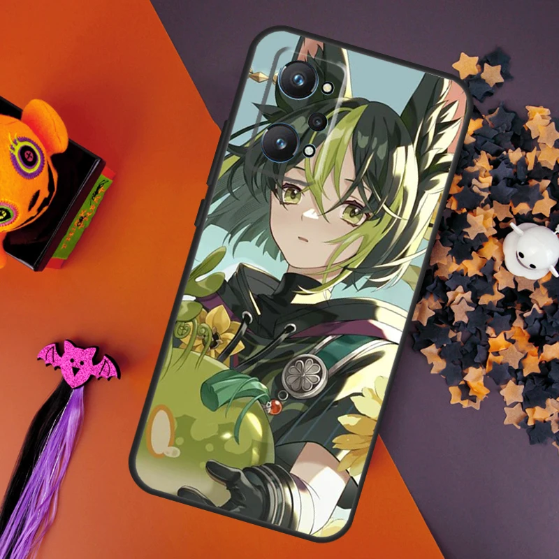 Genshin Impact Tighnari For Realme GT Neo 5 3 2 C55 C35 C33 C31 C30 C25 C21Y C15 C11 Realme 10 8 9 11 Pro Plus Case image 3