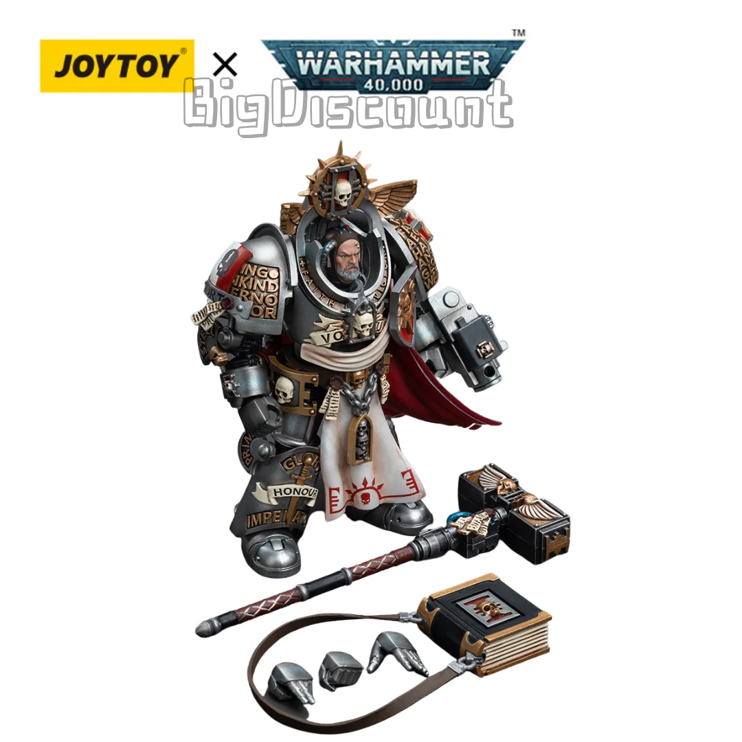 [IN STOCK] JOY TOY 1/18 Action Figures 40K Grey Knights Grand Master Voldus Anime Game Collection Model Gift Free Shipping