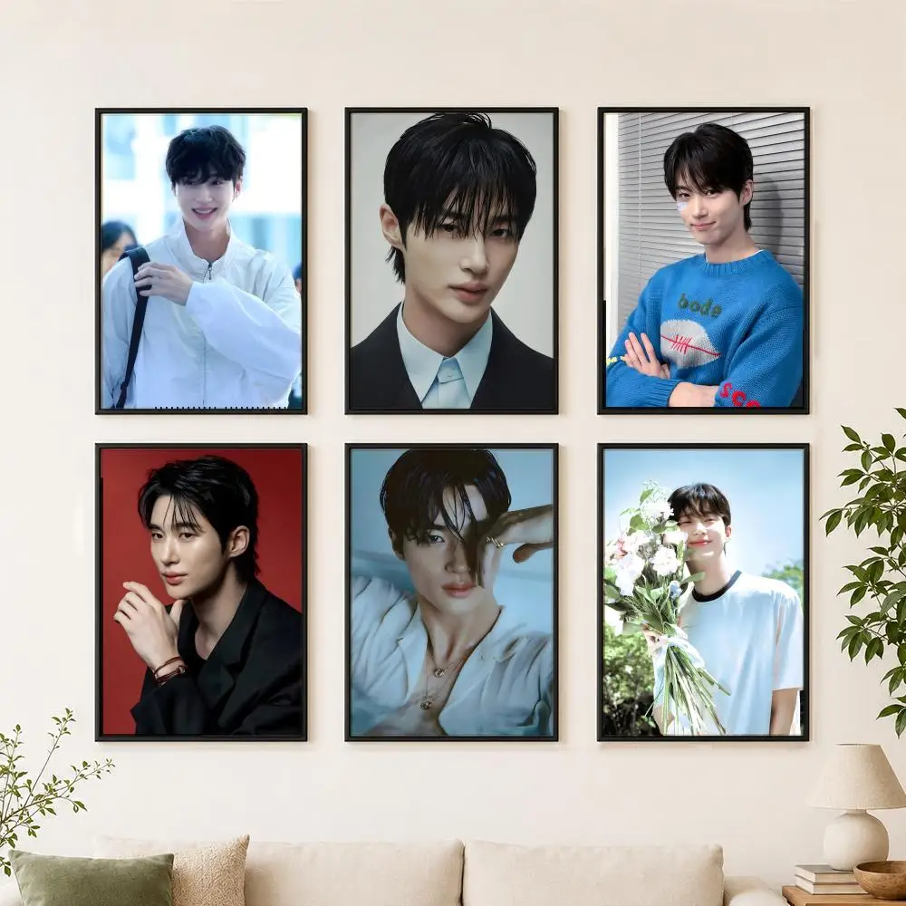 Diamond Painting Cross Stitch Star BByeon Woo-seoked Poster  Poster, Wall Decor Art Print, Abstract Wall Decor Art Print for L