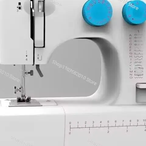 Multifunctional Mini Double Needle Sewing Machine, Thread Type Locking Nail Grommet Tool for Home Use