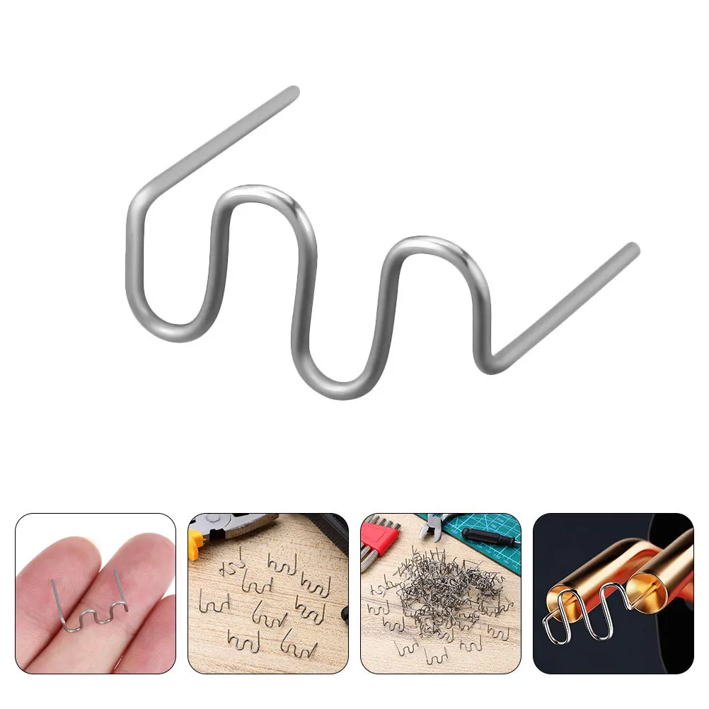 

100Pcs 0.8mm Wave Pattern Bumper Welding Staples Automotive Hot Staples for Car Plastic Repair Dashboard and Body Repair Kit