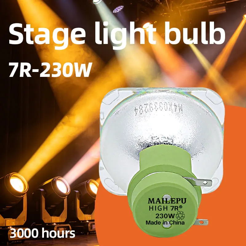 The new 230W Lamp is Compatible With SIRIUS HRI 230W Oscillating Beam Bulb and MSD 7R Platinum Sharpy 7R Lamp with Compatible Ba