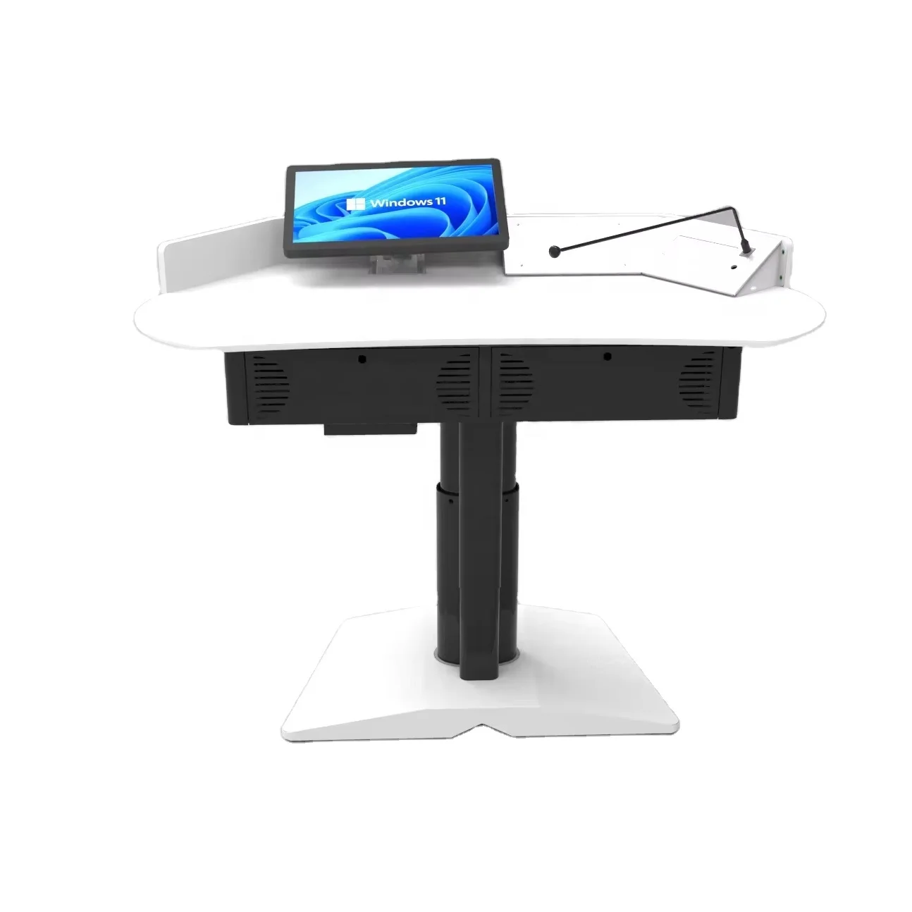 Vocational Teacher Supplies Digital Lectern Display School Furniture Electronic Height Digital Podium Educational Equipment