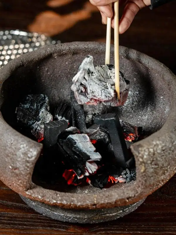 

Handmade Jingdezhen Charcoal Stove Large Outdoor Tea Cooking Pot Charcoal Fire Milk Tea ill Home Use Tea Brewing Stove