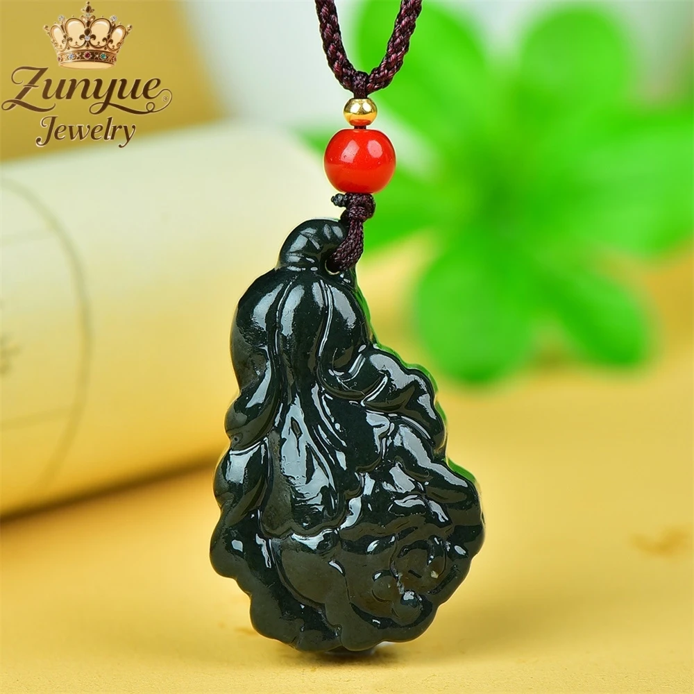 

Natural Hetian Green Jade Cabbage Pendant Luxury Quality Jewelry Handicraft Fashion Jewelry Exquisite Elegant Charms Popular