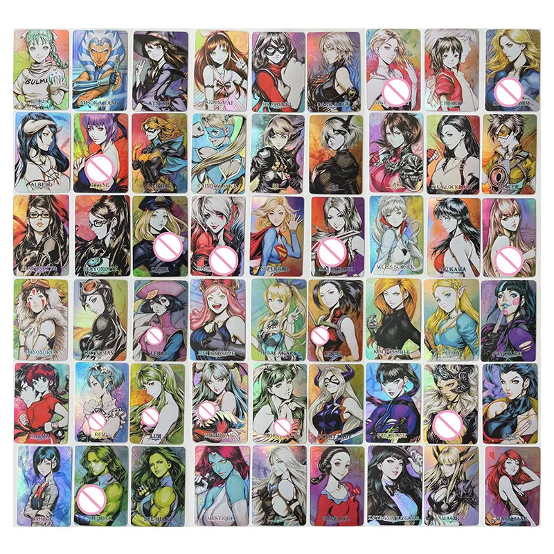 Anime Goddess Story DIY ACG Nami Tifa Android 18 Fubuki Hyuga Hinata Rem Albedo Hatsune Miku Collectible Cards Birthday Toy Gift view 4
