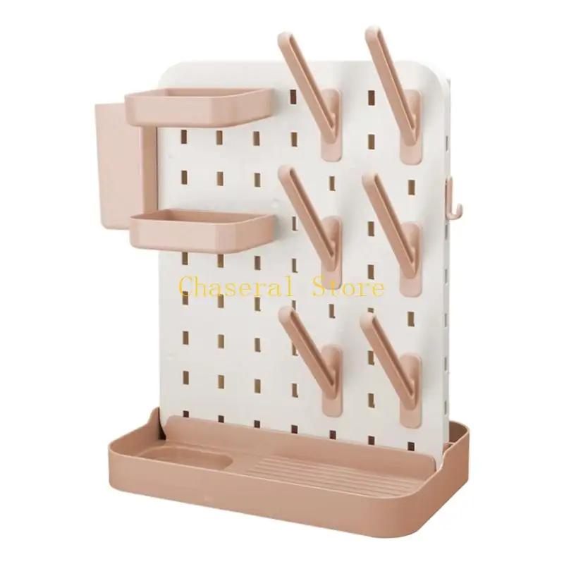 E7CE Not Toxic Infant Bottle Drying Rack Perfect For Limited Spaces And Portable Nursery Arrangement
