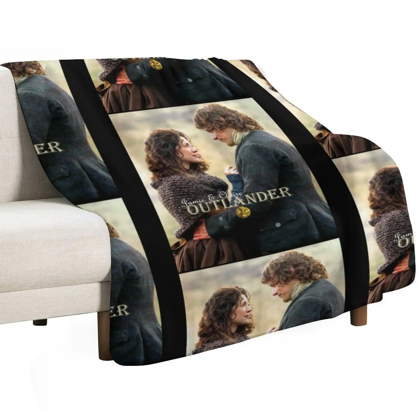 Outlander - Jamie & Claire Fraser - Diana Gabaldon 6 Throw Blanket Camping Decoratives Sleeping Bag Blankets