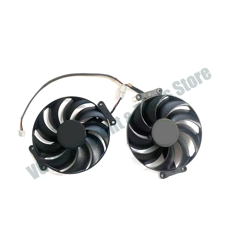 For T129215BU 87MM 4PIN DC 12V 0.5A GPU FAN For PowerColor AMD AMD Radeon™ RX 7800 XT RX7700 XT Graphics Card Replacement