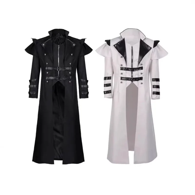 Gellroos Warden Cosplay Costume Game Role Play Tactical Commander Leather Coat Villain Style Halloween Costume Tactical Gear Cos