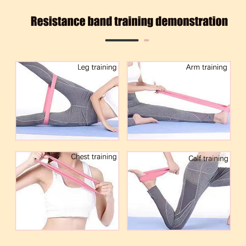 Yoga Fitness Elastic Band Resistance Band Buttocks Men And Women Strength Training Tension Band Mini-Shape Tension Ring