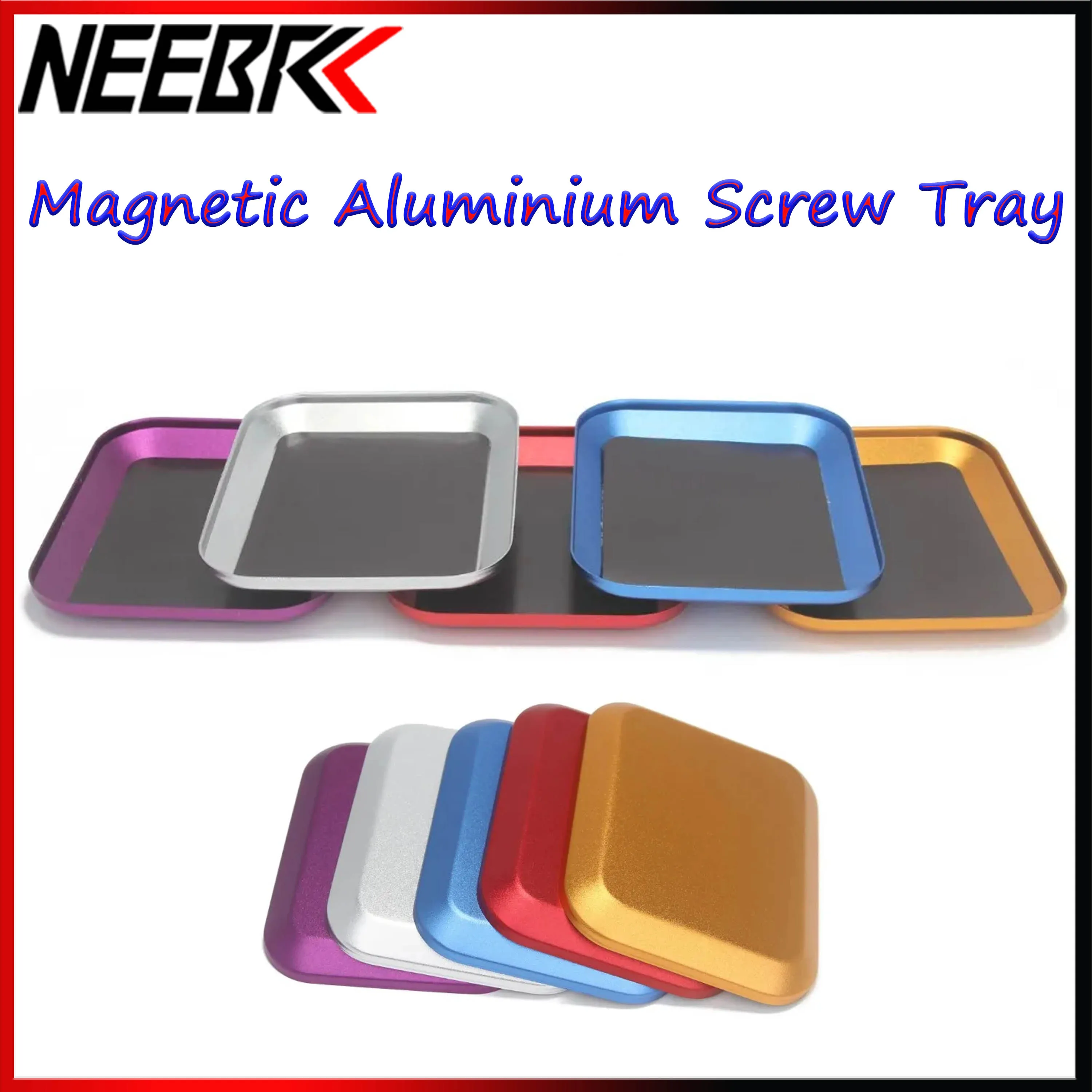 Magnetic Aluminium Alloy Screw Tray Plate for RC Car Crawler Axial SCX10 D90 D110 Boat Airplane Repair Tool Model Parts