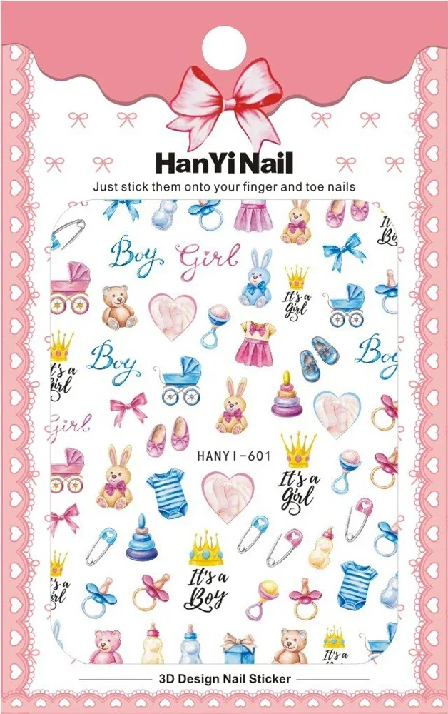 Pegatinas 3D para decoración de uñas, calcomanías deslizantes con diseño de mariposa y flores de hoja de arce coloridas, puntas de decoración para manicura DIY