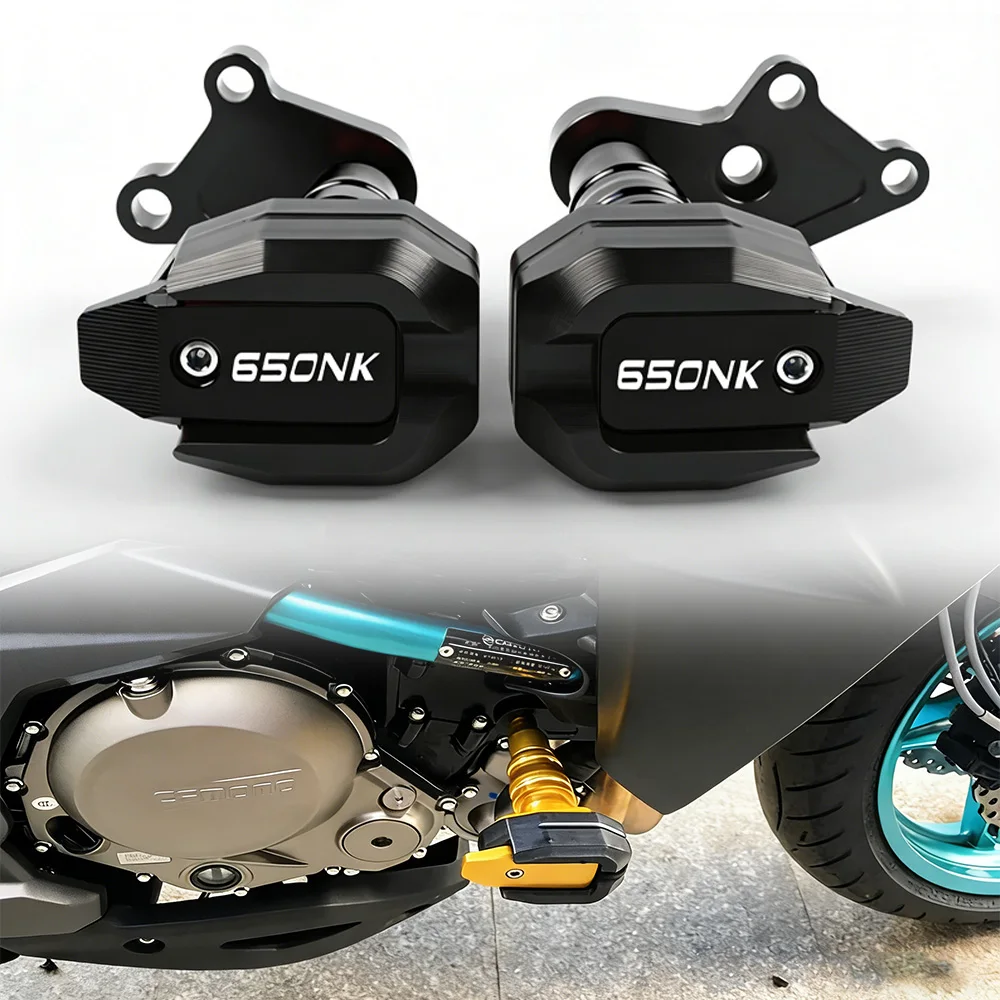 

400/650NK Motorcycle Frame Slider Crash Protector Fairing Guard Falling Protection For CFMOTO 400NK 650NK CF400/650 2016-2023