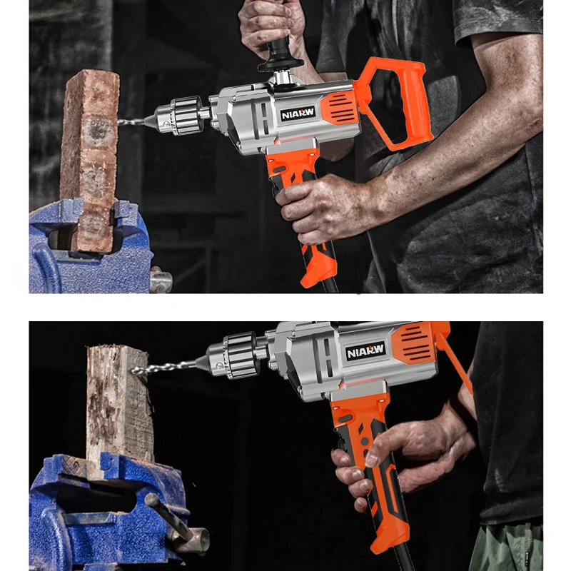Mezclador de pintura de alta resistencia de 3300W, mezclador de mortero eléctrico de velocidad Variable, mezclador de pintura eléctrico de 220V, mezclador de masilla de pared con paleta