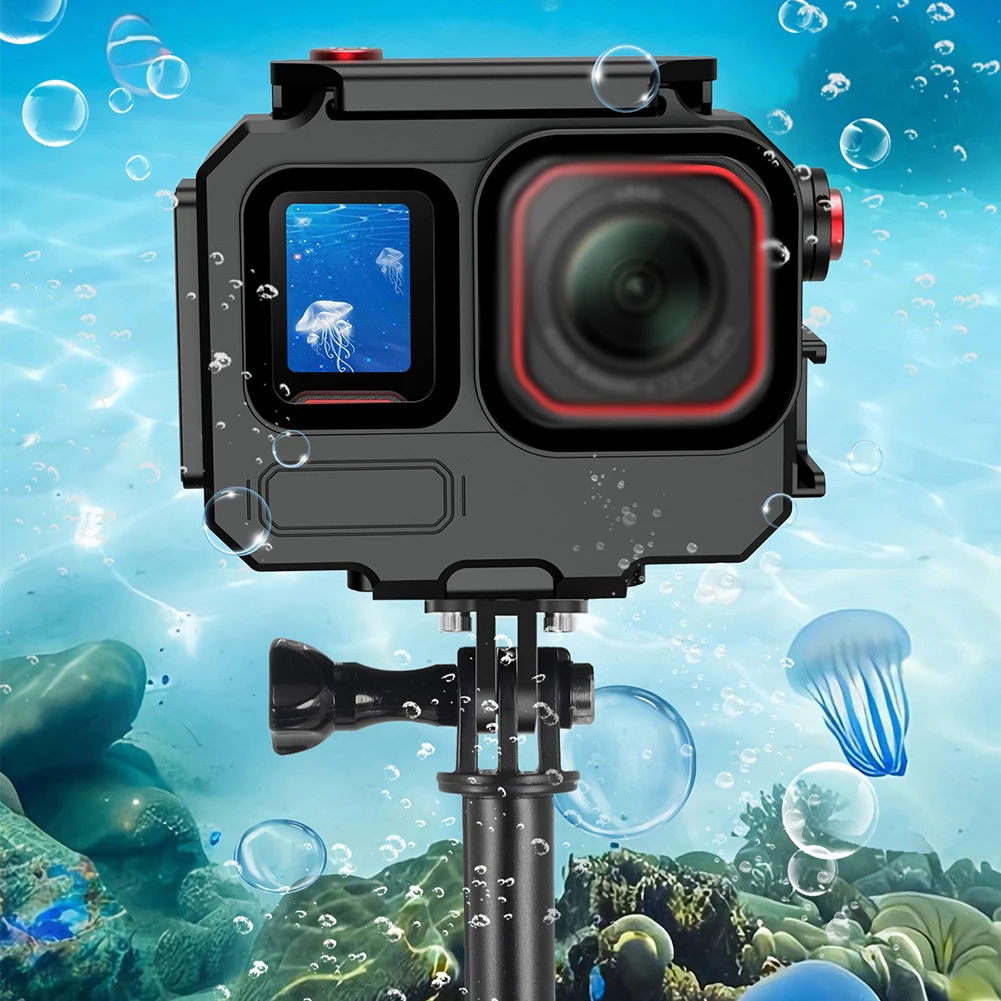 

Для Insta360 AcePro2 металлический водонепроницаемый чехол для дайвинга до 80 м с простой установкой защитный корпус для подводного дайвинга